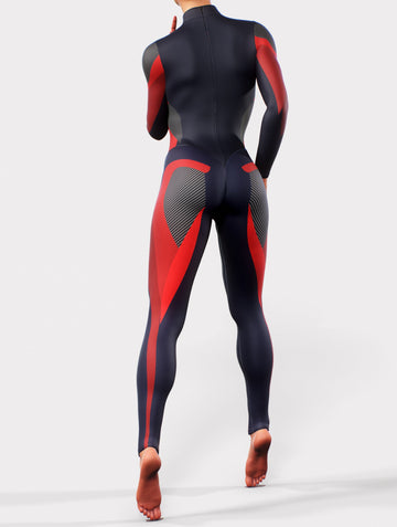 Blue Carbon Shaping Suit-unitard-bootysculpted